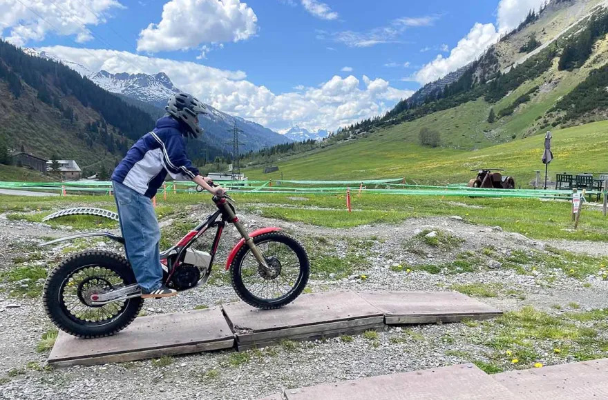E-Trial fahren Stuben am Arlberg (20 Min.)