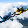 Fallschirmsprung solo