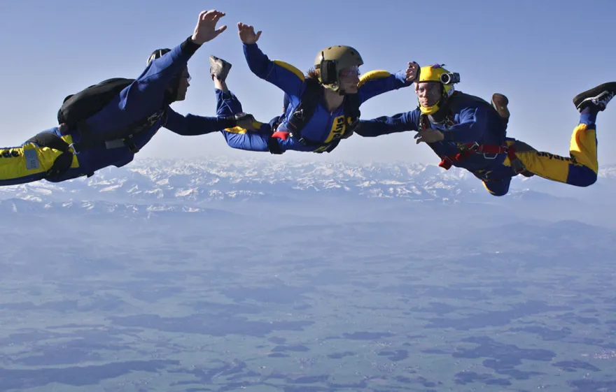 Fallschirm Tandemsprung Leutkirch im Allgäu