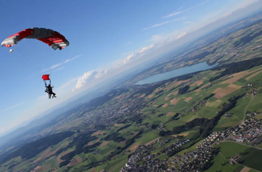 Fallschirm Tandemsprung Schweiz