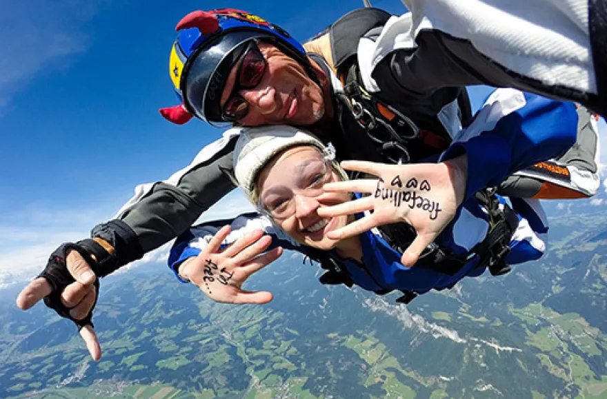 Fallschirm-Tandemsprung St. Johann in Tirol