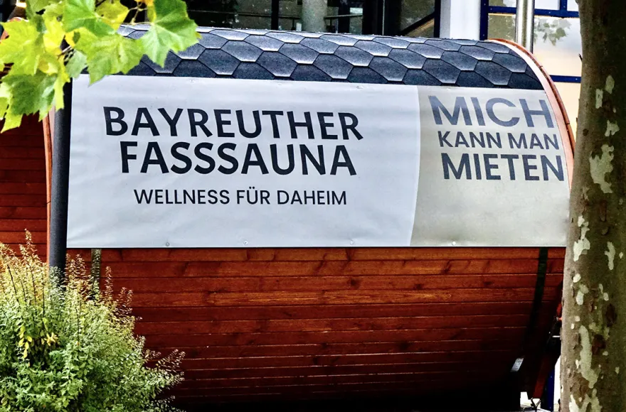 Fasssauna mieten Bayreuth