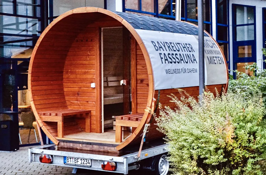 Fasssauna mieten Bayreuth
