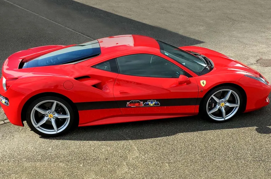Ferrari fahren Bergstrasse im Elsass (6km)