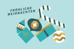 Flexibles Geschenk Fröhliche Weihnachten