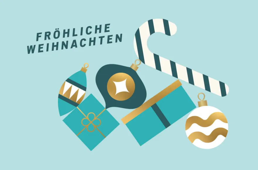Flexibles Geschenk Fröhliche Weihnachten