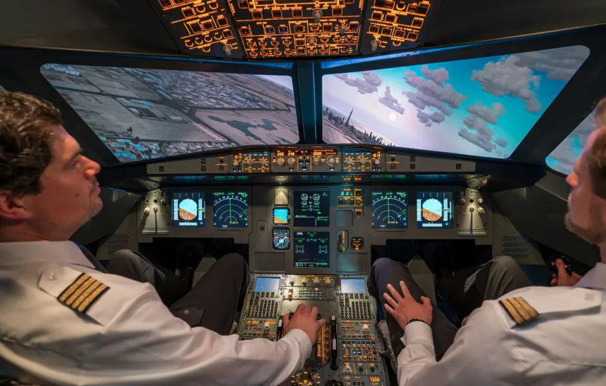 Flugsimulator A320 Frankfurt am Main (60 Min.)