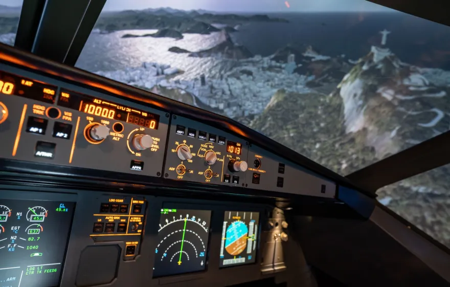 Flugsimulator A320 Frankfurt am Main (60 Min.)