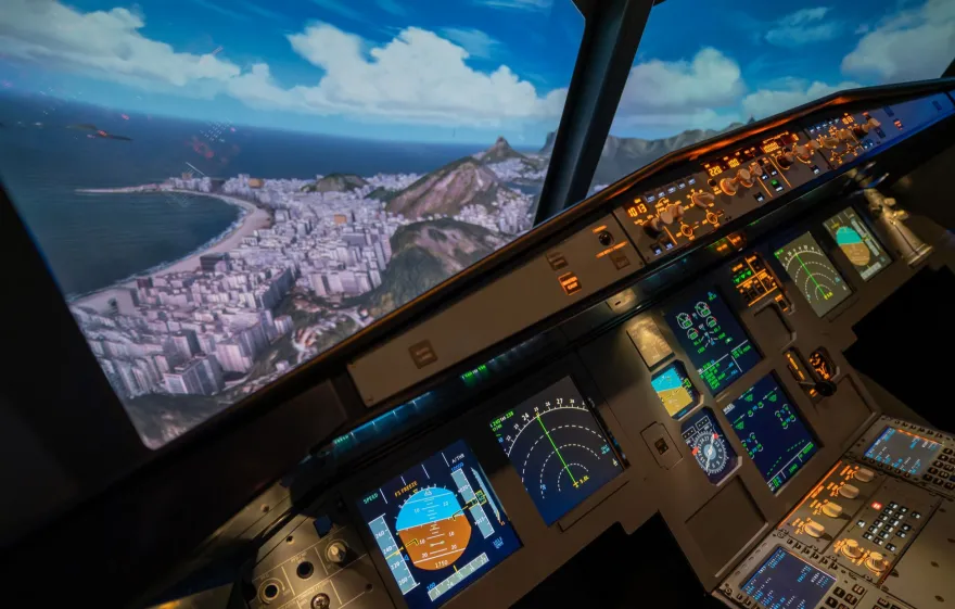 Flugsimulator A320 Frankfurt am Main (60 Min.)