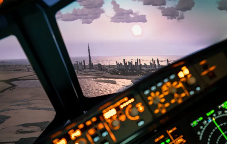 Flugsimulator A320 Frankfurt am Main (60 Min.)