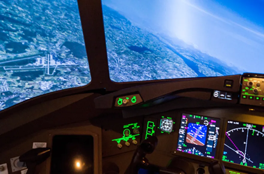 Flugsimulator Boeing 777 in Zürich (60 Min)