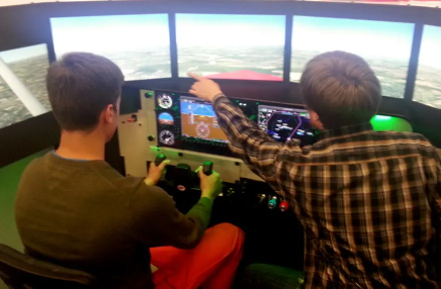 Flugsimulator Cessna 182 in Dortmund