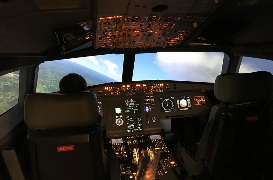 Flugsimulator Gensingen (A380 - Business)