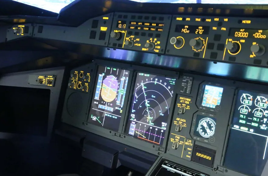 Flugsimulator Gensingen (A380 - Economy)