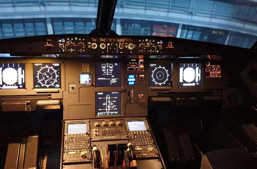 Flugsimulator Hamburg (A320 - Economy lang)