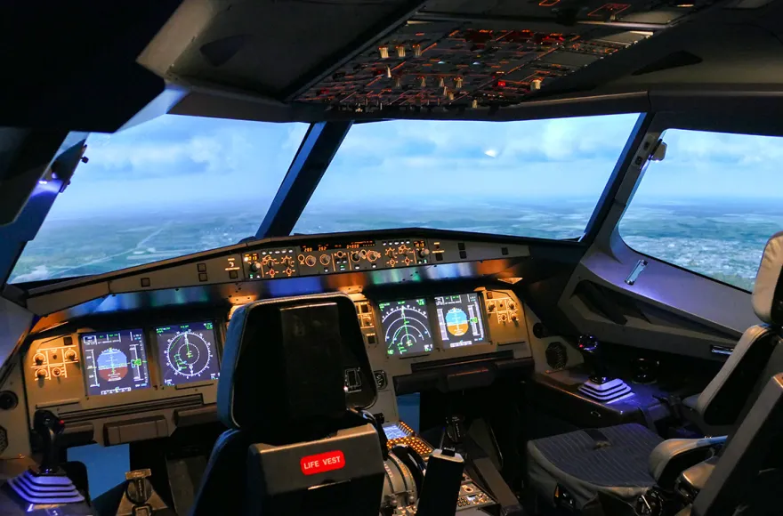 Flugsimulator Nürnberg (A320 - Economy)