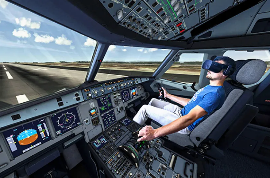 Flugsimulator VR in Frankfurt am Main (15 Min.)