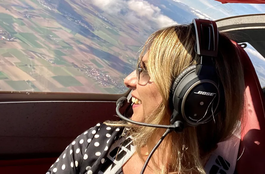 Flugzeug Rundflug Schwäbisch Hall im Cockpit (30 Min.)