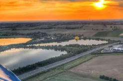 Flugzeug Rundflug Taucha (Sunset)