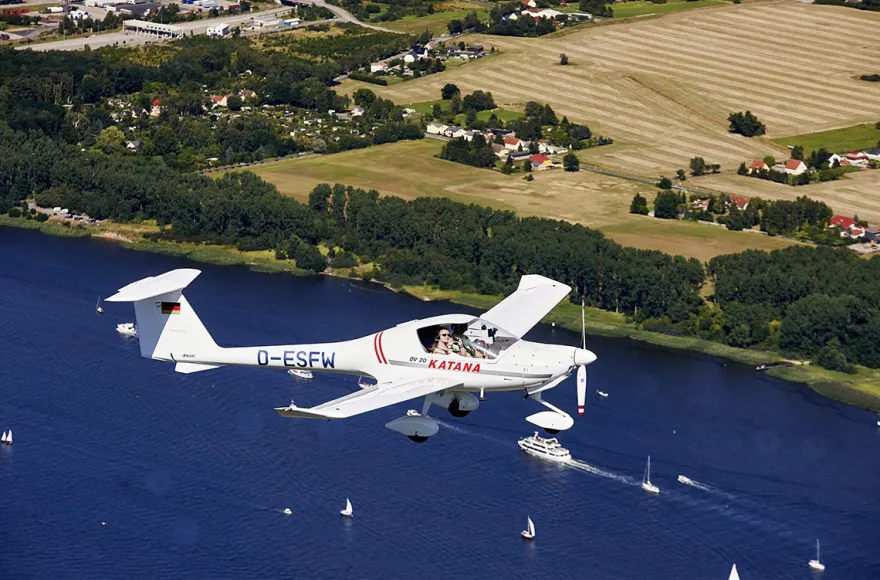 Flugzeug selber fliegen Barth