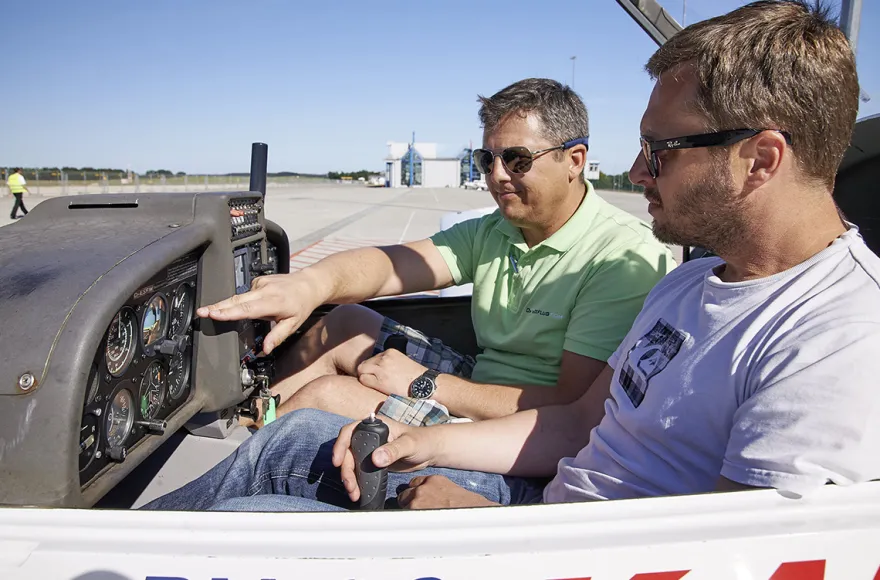 Flugzeug selber fliegen Barth