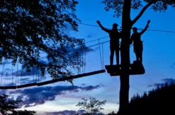 Flying Fox bei Nacht in der Vulkaneifel