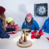 Fondue im Iglu Davos