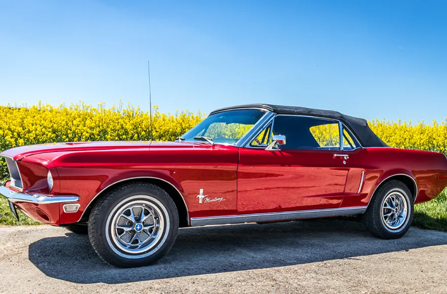 Ford Mustang Oldtimer Tagestour