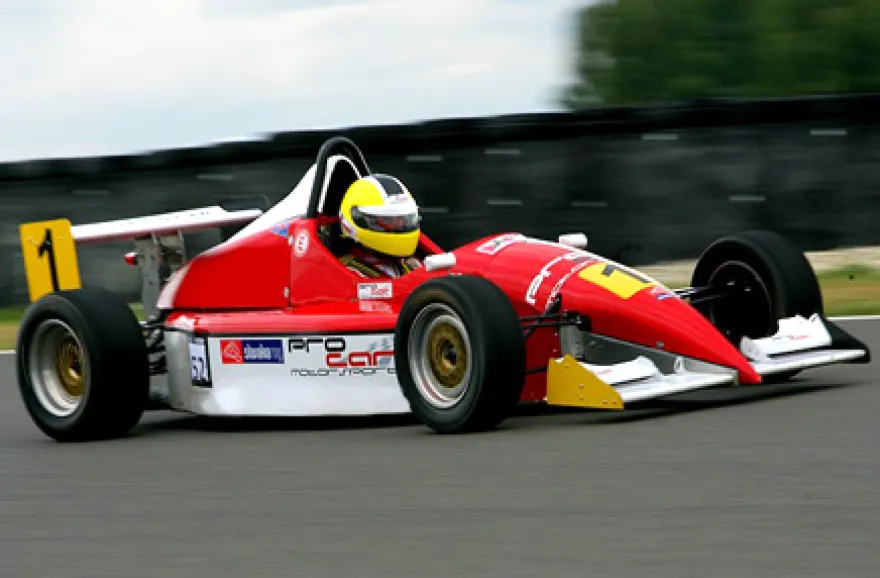 Formel fahren am Slovakiaring
