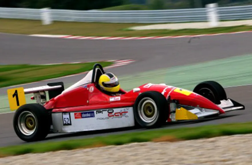 Formel fahren am Slovakiaring