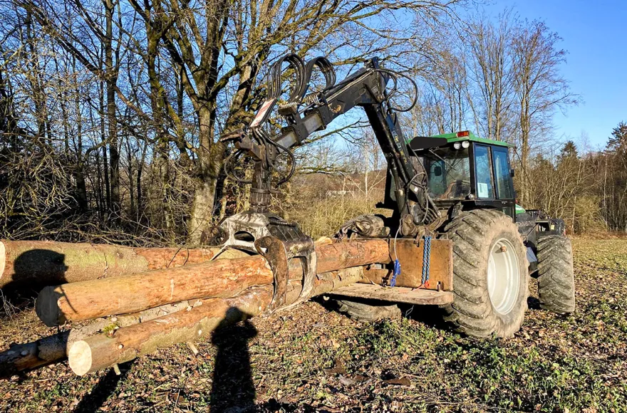 Forst Traktor fahren Kulmbach