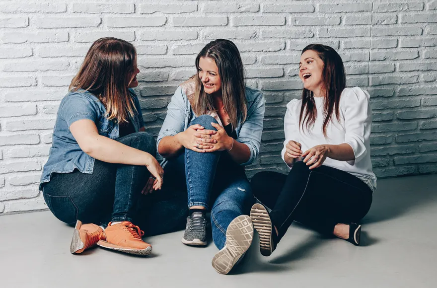 Freunde Fotoshooting
