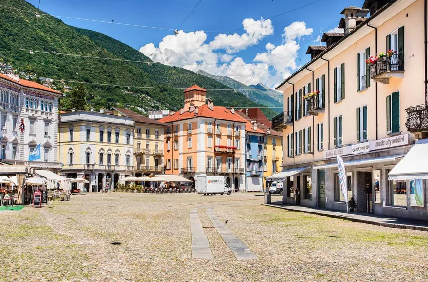 Frühstückspause in Locarno