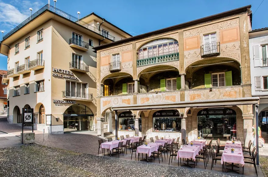 Frühstückspause in Locarno