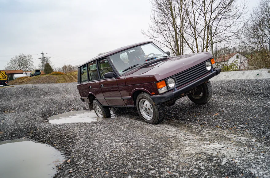 Geländewagen offroad fahren Sinsheim (Range Rover)