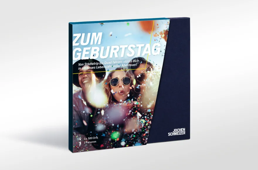 Geschenkbox Zum Geburtstag für Zwei