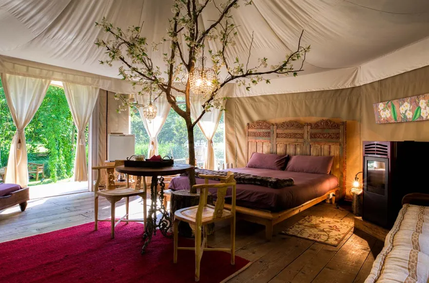 Glamping-Lodge Tent Übernachtung Mirano bei Venedig für 2 (1 Nacht)