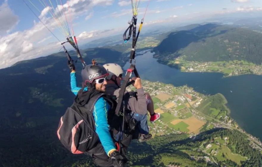 Gleitschirm Tandemflug Arnoldstein