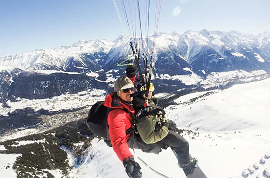 Gleitschirm-Tandemflug Fiesch (15 Min.)