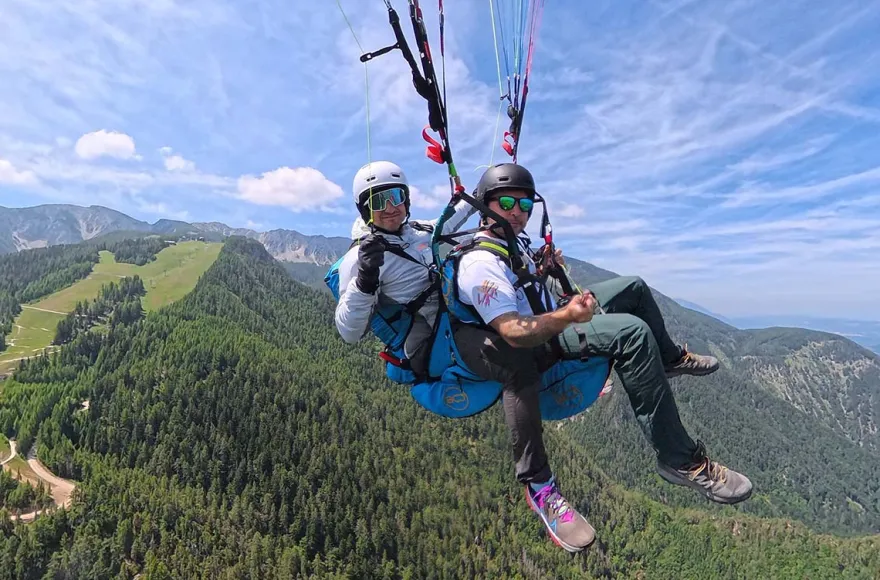 Gleitschirm Tandemflug Klagenfurt