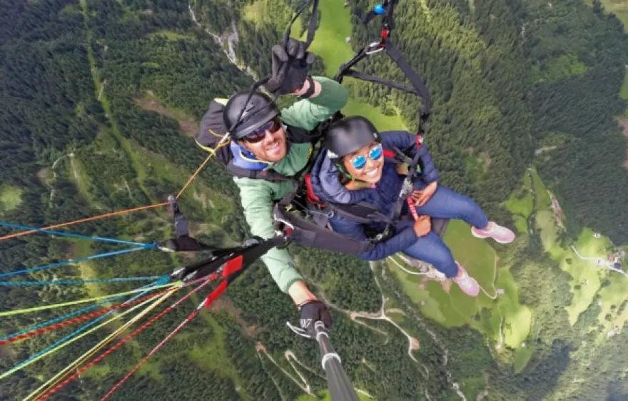 Gleitschirm Tandemflug Mayrhofen