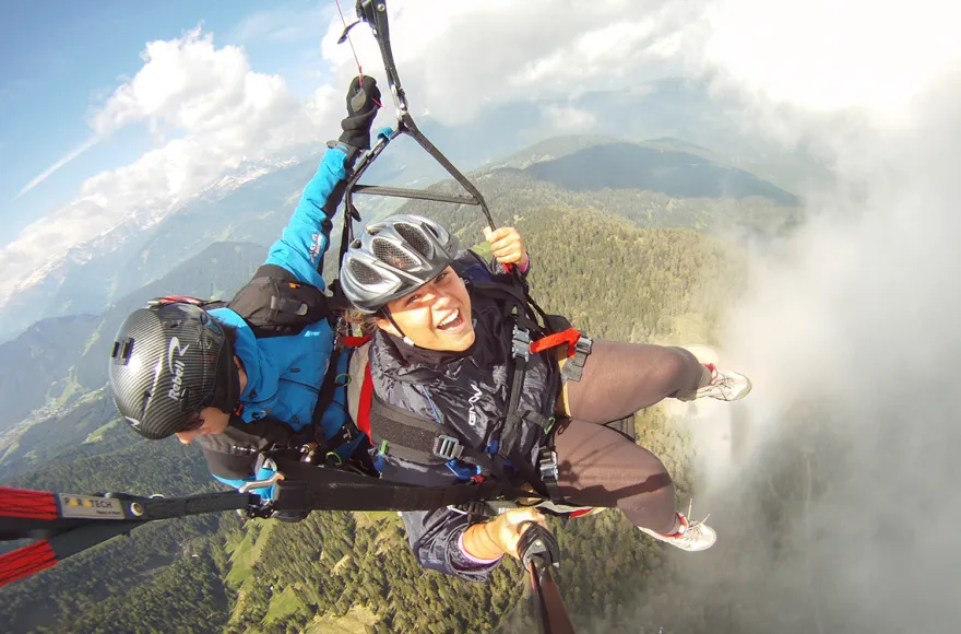 Gleitschirm Tandemflug Meransen für 2