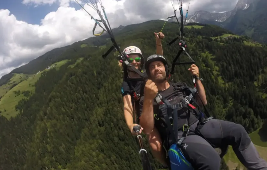 Gleitschirm Tandemflug Saltaus
