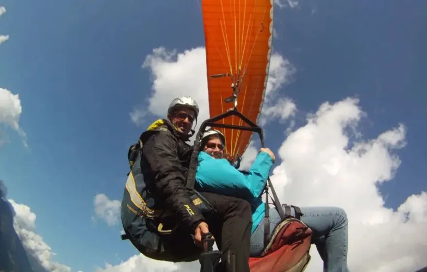 Gleitschirm Tandemflug Saltaus
