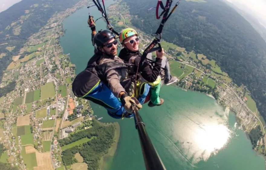 Gleitschirm Tandemflug Steindorf am Ossiacher See