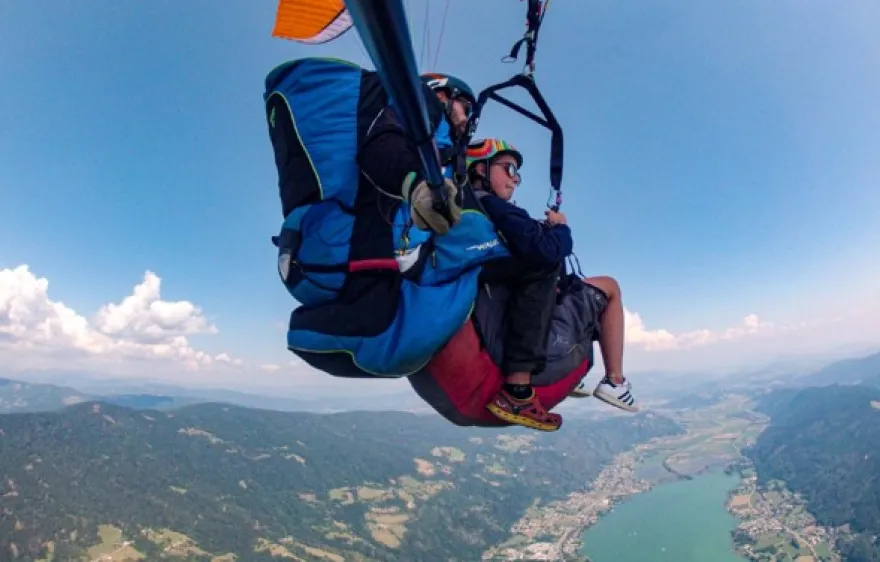 Gleitschirm Tandemflug Steindorf am Ossiacher See