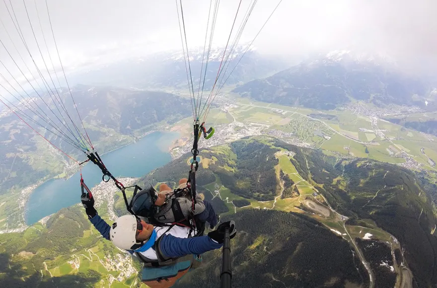 Gleitschirmtandemflug Zell am See - Kaprun