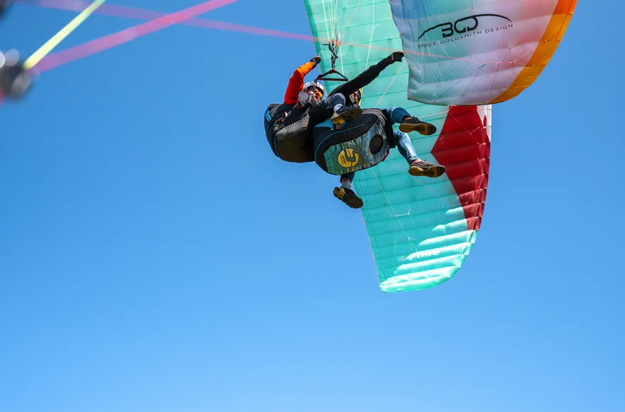 Gleitschirm Thermikflug Kössen
