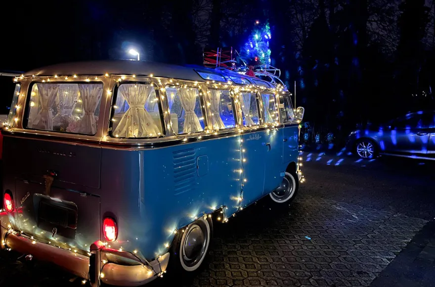 Glühwein-Fahrt VW Bulli