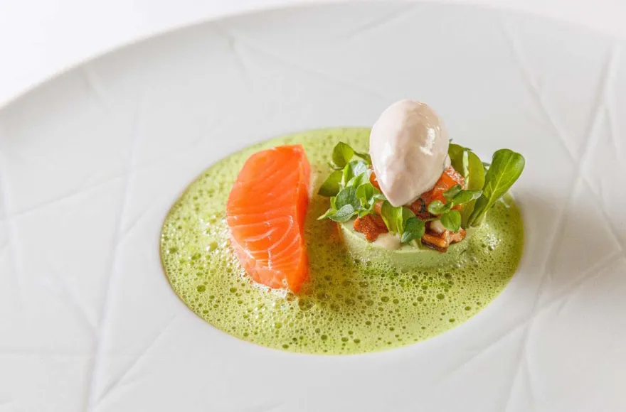 7-Gänge-Menü im Sterne-Restaurant Hamburg